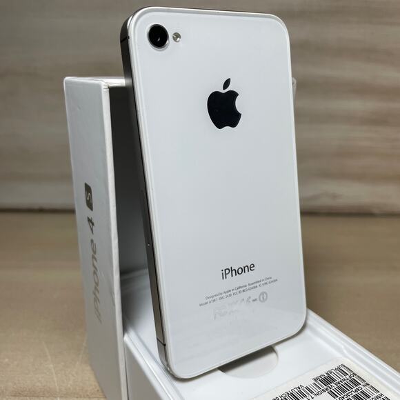 Apple iPhone4s a1387 16 GB White Unlocked Reset boxed Model MD277LL/A cell phone - Picture 14 of 16